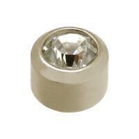 Caflon Studs/Earrings - Titainium April Birthstone (12)