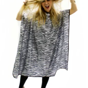 Hairtools Zebra Print Gown