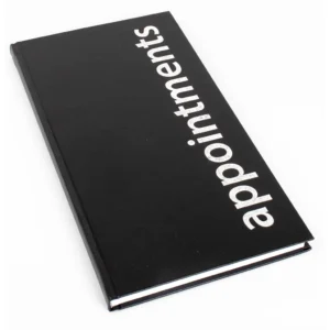 Agenda Appointment Book 3 Assistant - Black (AB3)