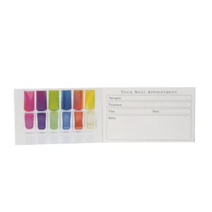 Agenda Appointment Cards - Nails - Multi-Varnish (AP1N)