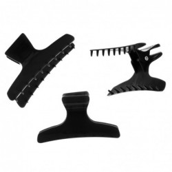 Hairtools Butterfly Clamps Large - Black