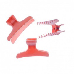 Hairtools Butterfly Clamps Large - Pink