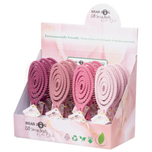 Head Jog 08 Straw Brush Display Set - Nude Blush
