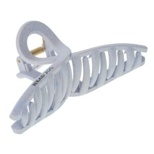 Head Jog Straw Whale Clip - Blue/Grey