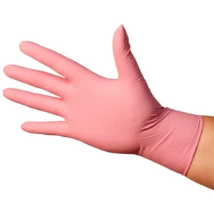 Gloveman Nitrile Gloves - Pink (Box of 100)
